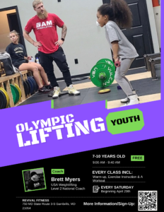 youth olympic lifting training maryland